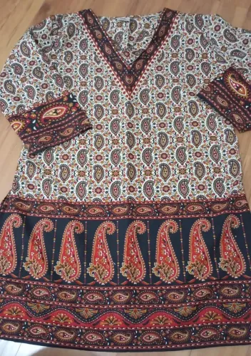 Vestido Estampado Paisley