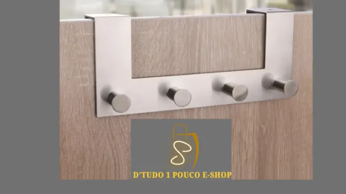 Gancho De Porta Multifuncional De Aço Inoxidável