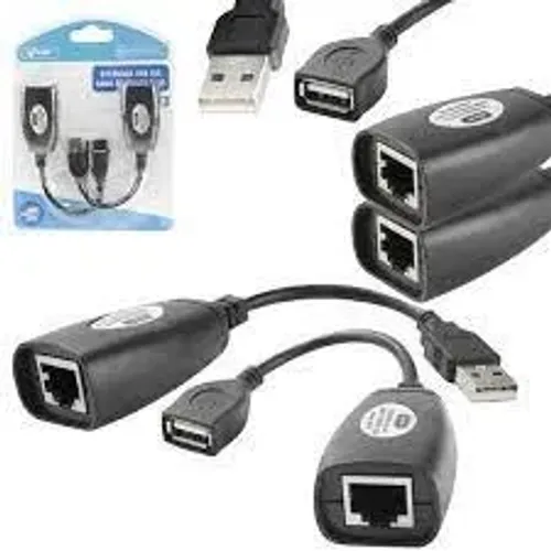Adaptador Extensor Usb Via Cabo Ethernet Knup Hb-t88 0818 d479