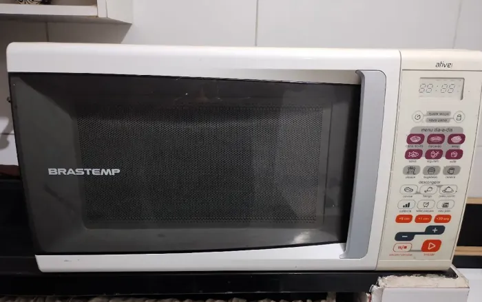 Microondas com defeito