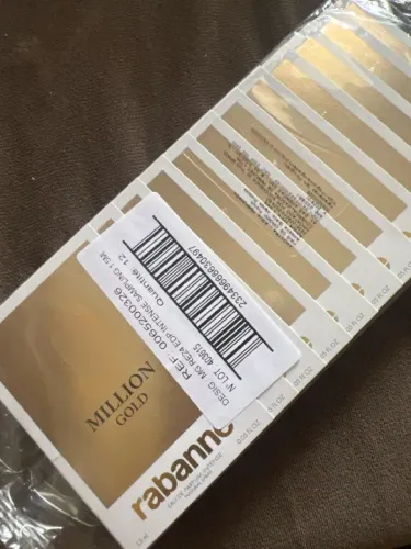Pack 1 million gold masculino 18 ml em amostras novo lacrado
