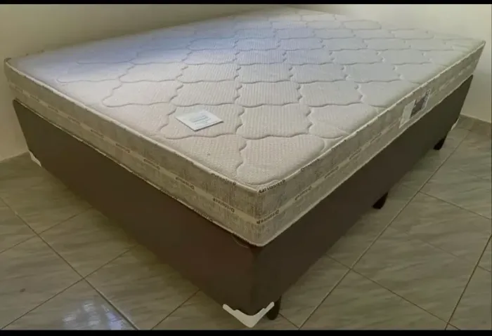 CAMA BOX CASAL D33 DUPLA FACE + BASE