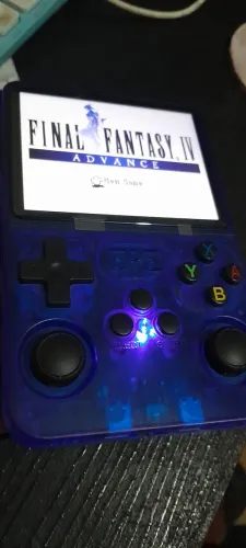 Console R36S original 64GB (1GB RAM) azul novo