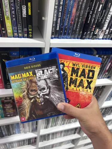 Coleção completa Mad Max com estrada da fúria versão preto e branco 