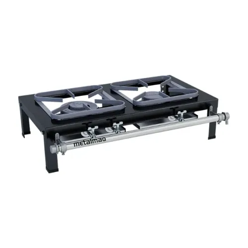 Fogão 2 Bocas de Mesa Gás Botijão Metalmaq