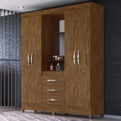 Guarda Roupa Casal 4 Portas