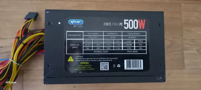 Fonte atx knup 500W 