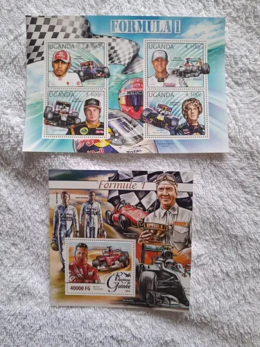 Lote de Selos Fórmula 1.