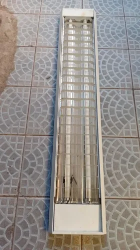 Luminária Calha Comercial C/2 Lâmpada - 37 peças para venda