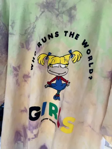 Camiseta Tie Dye Rugrats Baw P (modelagem grande veste do P ao G)