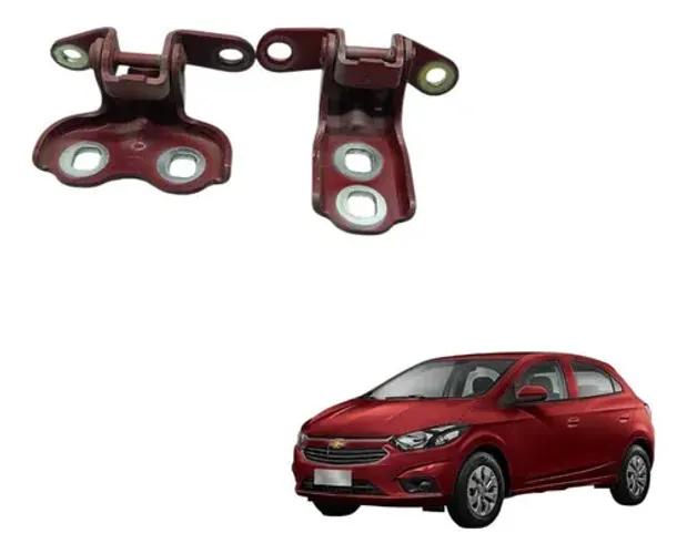 Par Dobradiça Porta Dianteira Direita Chevrolet Onix 2019