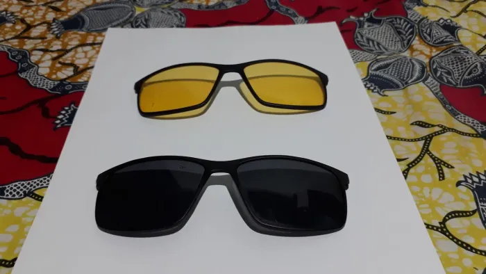 Lentes para Oculos de Sol Clip on magnetico