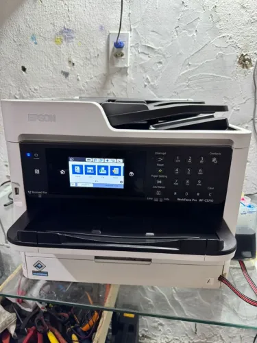Impressora Epson workforce wf5710 bulk instalado,com menos de 100 páginas, com garantia 