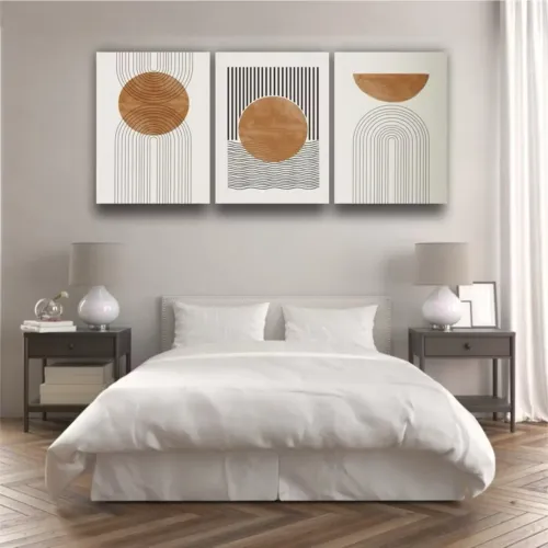 KIT 3 Quadros Mosaico Moderno Elegante PROMOÇÃO 
