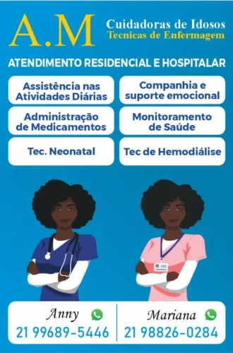 Técnica de enfermagem - Cuidadora