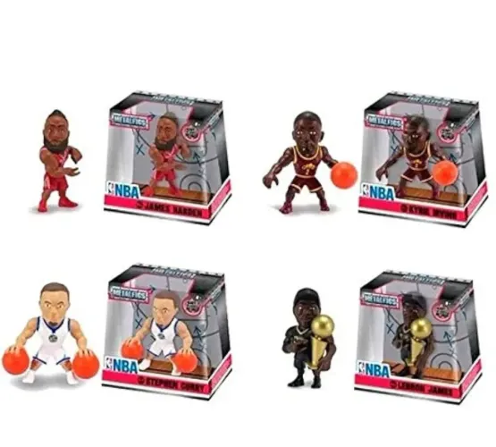 Bonecos Miniatura de Metal - Jogadores NBA Metalfigs 6 cm 