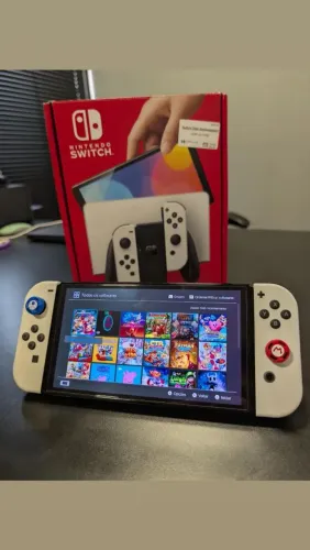 Nintendo switch oled novo desbloqueado
