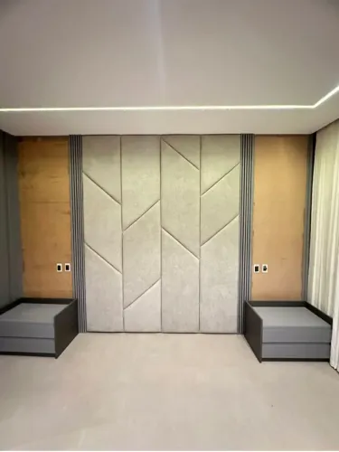 Cabeceira modular estofada