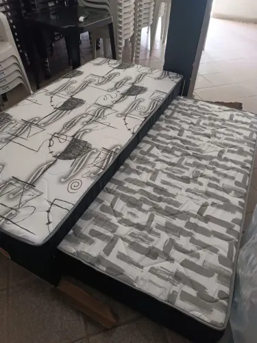 Cama box Solteiro com Auxiliar 2 em 1 produto novo lacrado.