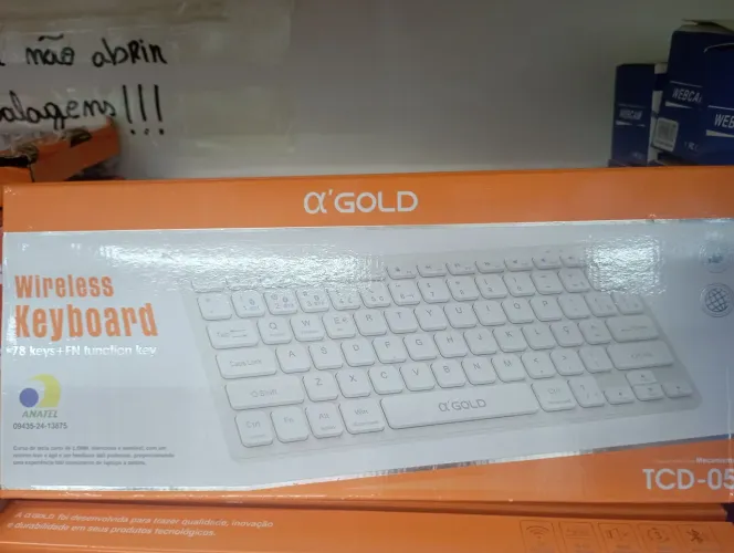 Teclado sem fio Bluetooth Agold TCD05