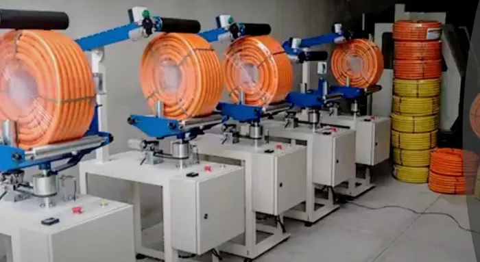 Embaladora automática de conduite/mangueiras 
