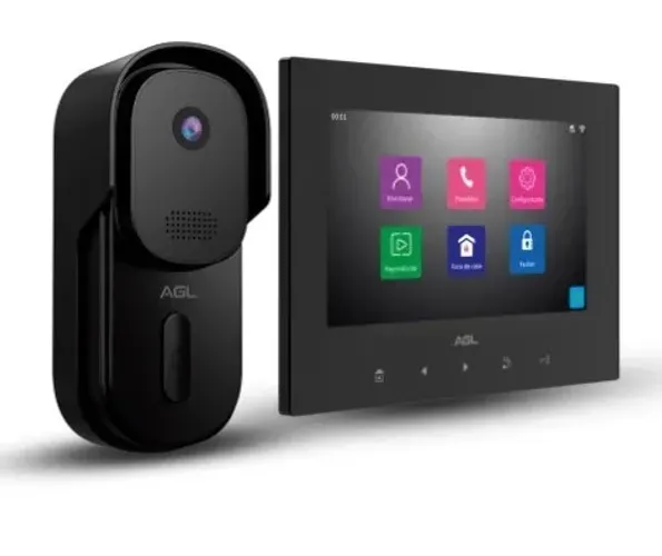 Vídeo Porteiro VP7 Plus AGL 127/220v Preto