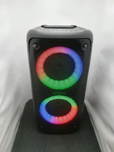 CAIXA DE SOM BLUETOOTH KTS-1266 4"X2 30W RÁDIO FM/USB/ENTRADA MIC. * NOVA *