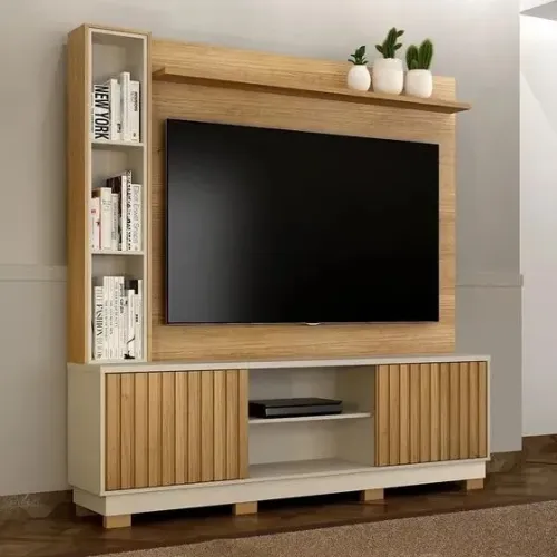 Estante Home Theater Montenegro para TV até 65? Novo fazemos entrega