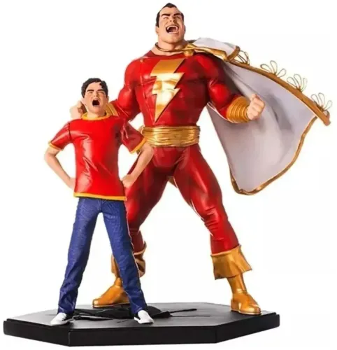 Shazam e Billy Batson Iron Studios