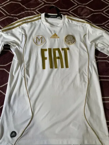 Camisa São Marcos 2012 Branca e dourada Original