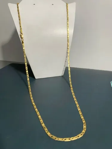 Corrdao de Ouro 18k  Piastrine 4,6g  alto padrão de joalheria
