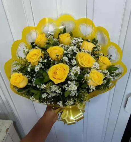 Buquê de Rosas Amarelas - Fazemos Entregas 