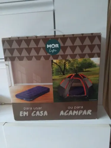 Colchão inflável solteiro com fole