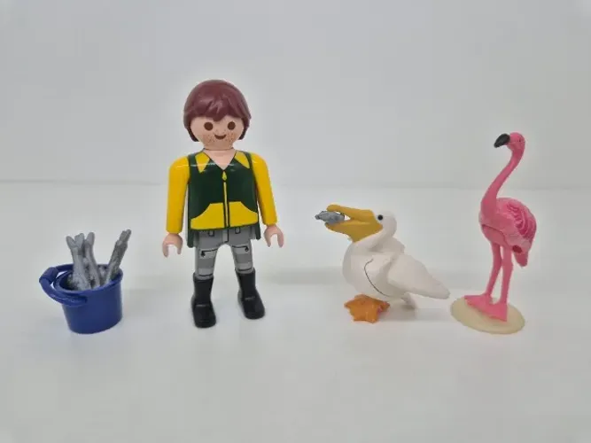 playmobil Special Plus - Tratador de Zoológico com Pássaros Exóticos 4758