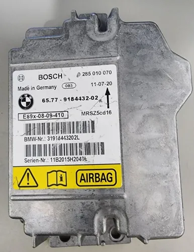 Módulo Airbag BMW 285 010 070    65.77-9184432-01 (resetado)