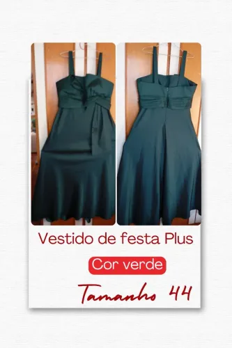 Vestido festa plus 