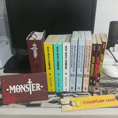 Mangás chainsaw man punpun, monster e dead demons destruction
