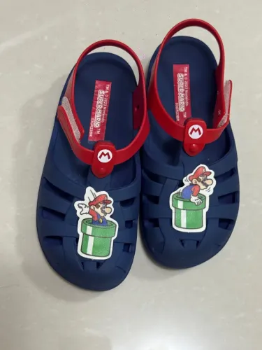Sandálias Super Mario Infantil - Azul