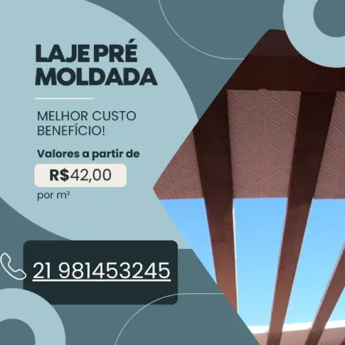 Laje pré moldada