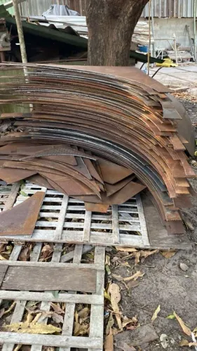 Chapas em ferro grossa 5 e 6mm - Usada