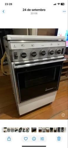Fogão Brastemp antigo conservado