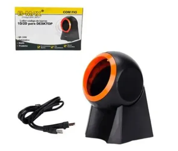 Leitor De Código De Barras Automático/QR Code 1D/2D B-max LM701 