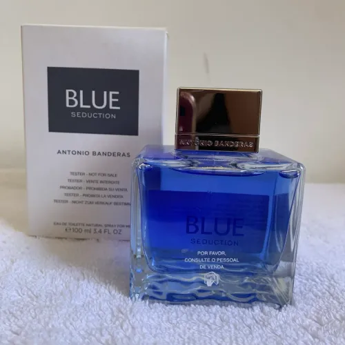 Perfume Blue Seduction Eau de Toilette 100ml - Tester novo e original