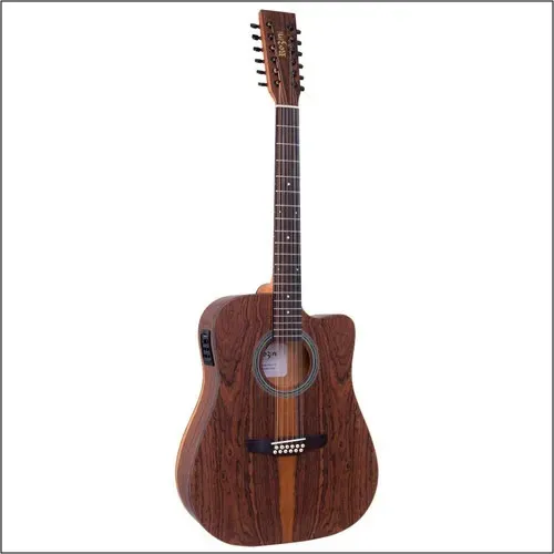Violao Rozini 12 cordas RX415 ATF CT Louro PT Fosco