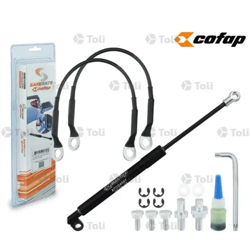 KIT MOLA GAS TAMPA TRASEIRA CACAMBA  SUPER S10   13/15