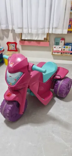 Motocicleta Infantil Rosa para Meninas