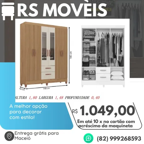 Guarda roupa de solteiro