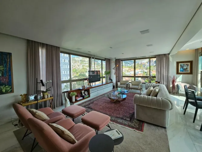 APARTAMENTO A VENDA NO BAIRRO SERRA 4 QUARTOS 3 SUÍTES 4 VAGAS E LAZER
