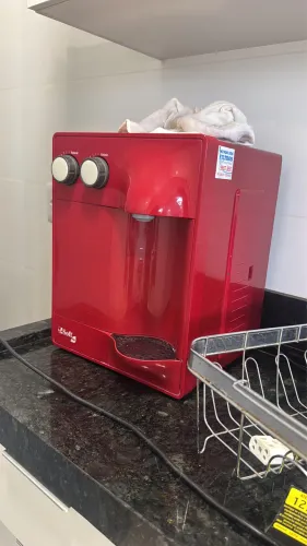 Purificador de água solft Plus, Cereja (Vermelho) usado