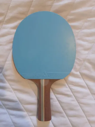 Raquete tênis de mesa profissional. Selo da ITTF.